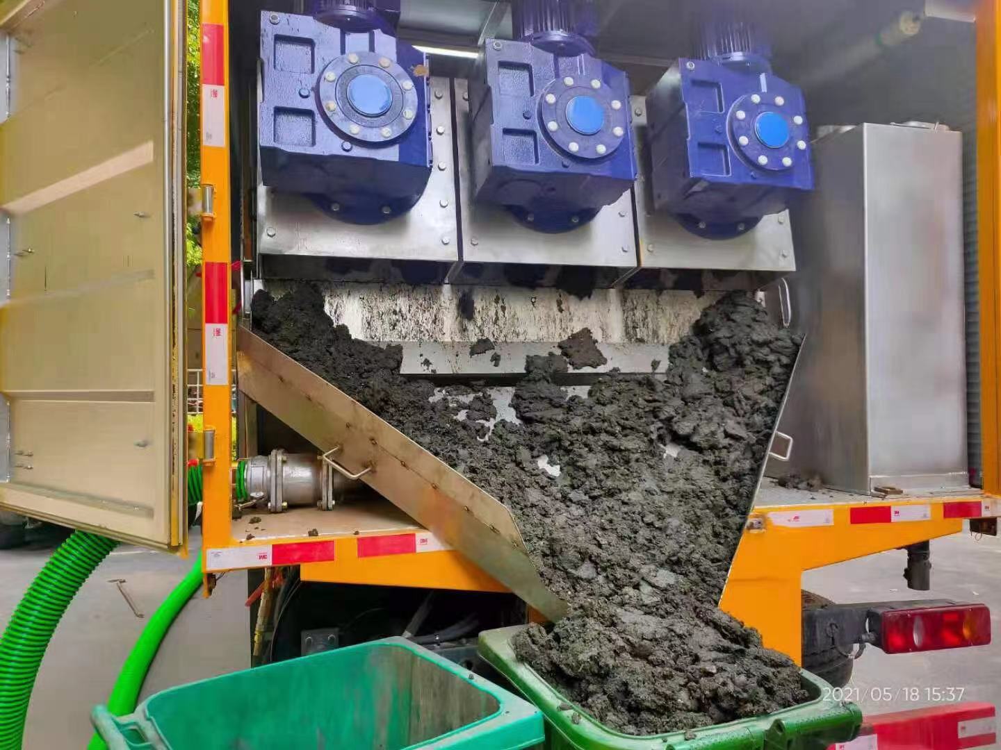 惠安化粪池清掏城市维护站-泥浆净化干湿分离处理